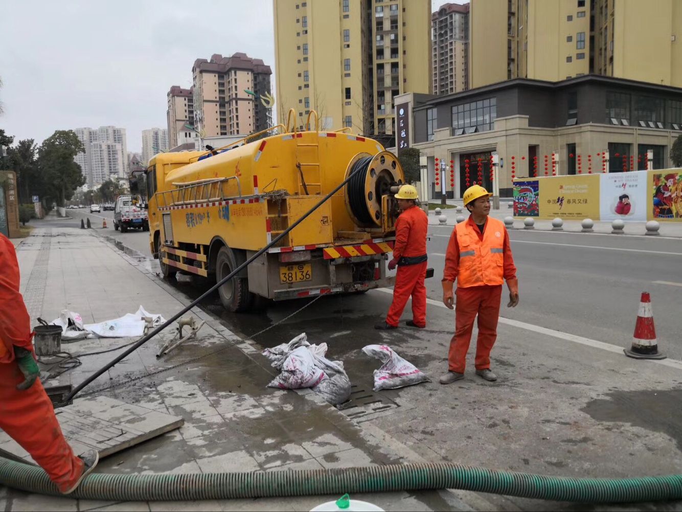 运城排污管道清淤-管道清洗